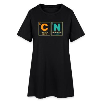 67 Tableau périodique de Sciences Drôle de Professeurs Drôles de Mème - Robe T-shirt Femme - noir - Devant