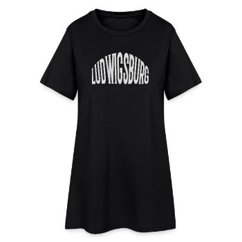 Ludwigsburg - Robe T-shirt Femme - noir - Devant