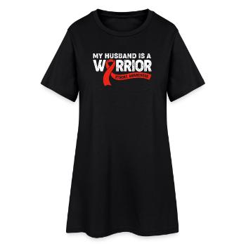 Virée shopping du Black Friday - Robe T-shirt Femme - noir - Devant