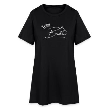 Team Bride - Women’s T-Shirt Dress - black - Front