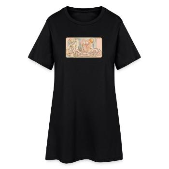 Danse comme si personne ne regardait - Robe T-shirt Femme - noir - Devant