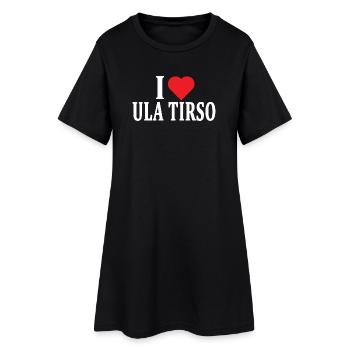T-Shirt Io amo Ula Tirso T-Shirt Sardegna - Frauen T-Shirt-Kleid - Schwarz - Vorne