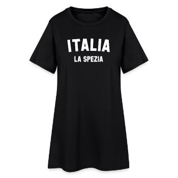LA SPEZIA Italia Italie - Robe T-shirt Femme - noir - Devant