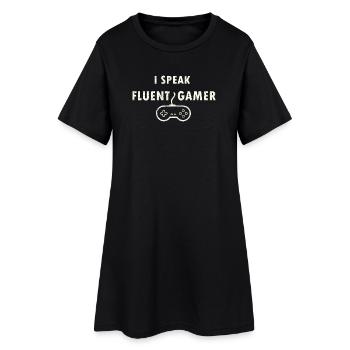 Maîtrise du jeu - Robe T-shirt Femme - noir - Devant