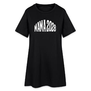 Maman 2026 - Robe T-shirt Femme - noir - Devant