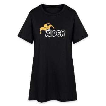 Carnaval Aiden - Robe T-shirt Femme - noir - Devant
