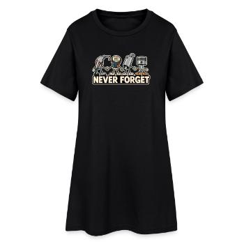 N’oubliez jamais – Design rétro de voiture à moteur à combustion - Robe T-shirt Femme - noir - Devant