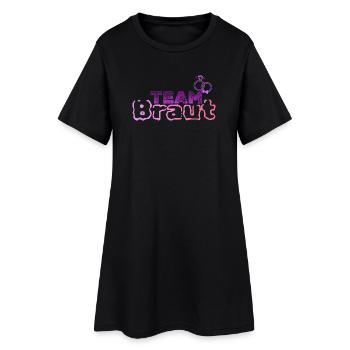 Équipe Bride - Robe T-shirt Femme - noir - Devant