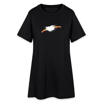Milk is on Germany - Frauen T-Shirt-Kleid - Schwarz - Vorne