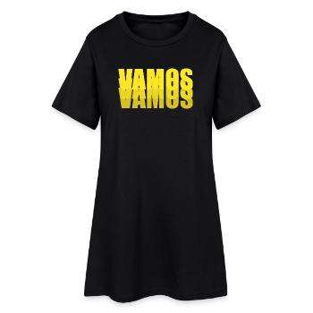 Vamos - Women’s T-Shirt Dress - black - Front
