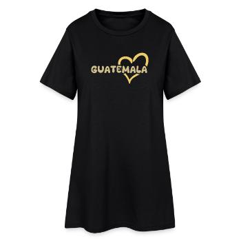 Guatemala Guatemala - Robe T-shirt Femme - noir - Devant