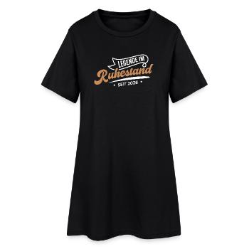 Légende dans Cadeau de retraite pour pension de retraite - Robe T-shirt Femme - noir - Devant