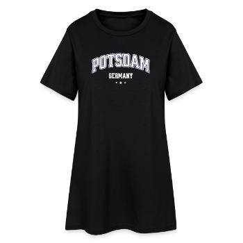 Potsdam Germany College Emblem - Women’s T-Shirt Dress - black - Front