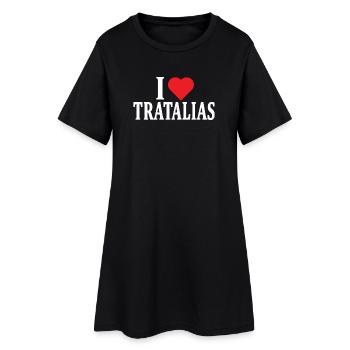 t-shirt J’adore Tratalias t-shirt Sardaigne - Robe T-shirt Femme - noir - Devant