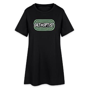 Work Orthoptist - Women’s T-Shirt Dress - black - Front