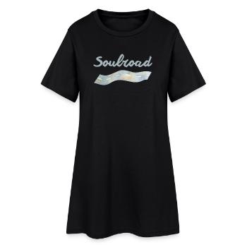 Soulroad - Robe T-shirt Femme - noir - Devant