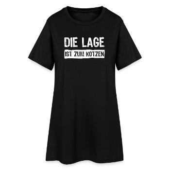 The location sucks - Women’s T-Shirt Dress - black - Front