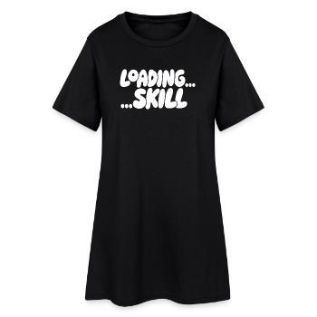 Loading Screen Skill Aesthetics - Women’s T-Shirt Dress - black - Front