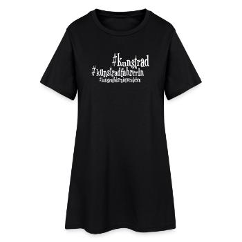 Kunstrad, Kunstradfahren, Hallenradsport - Frauen T-Shirt-Kleid - Schwarz - Vorne