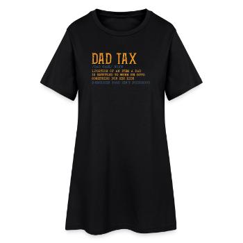 T-shirt graphique fiscal Papa - Robe T-shirt Femme - noir - Devant