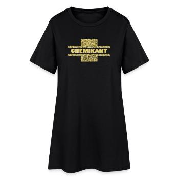 Technicien chimiste - Robe T-shirt Femme - noir - Devant