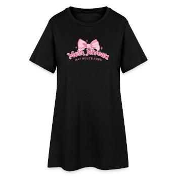 Mein Niveau Hat Heute Frei - Frauen T-Shirt-Kleid - Schwarz - Vorne