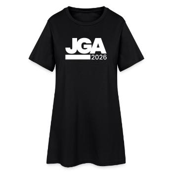 Jga 2026 Enterrement de vie de garçon - Robe T-shirt Femme - noir - Devant