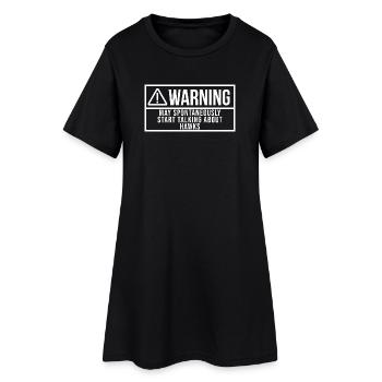 Falke Falke Falke - Frauen T-Shirt-Kleid - Schwarz - Vorne