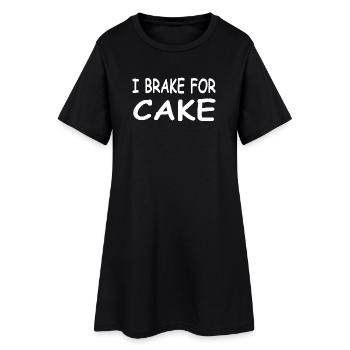 Gâteau - Robe T-shirt Femme - noir - Devant