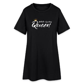 Artistic cycling, artistic cycling, indoor cycling - Women’s T-Shirt Dress - black - Front