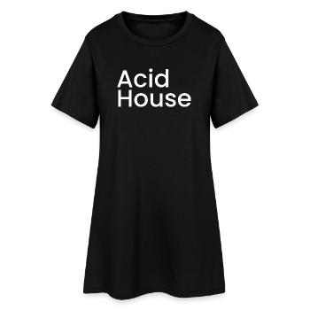 Acid House - Women’s T-Shirt Dress - black - Front