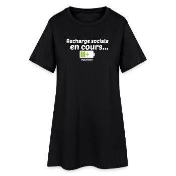 Recherche sociale en cours...autisme - Robe T-shirt Femme - noir - Devant
