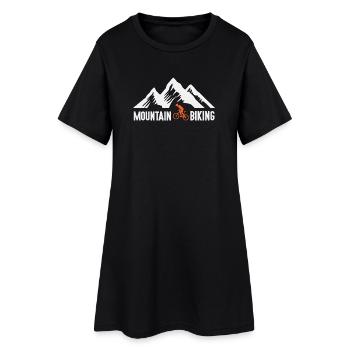 Vtt - Robe T-shirt Femme - noir - Devant