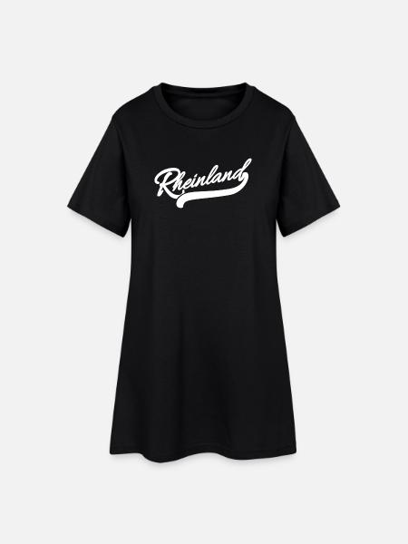 Rhineland Retro - Women’s T-Shirt Dress - black