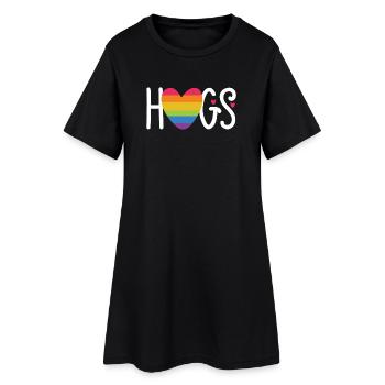LGBT Pride Month - Hugs - Women’s T-Shirt Dress - black - Front