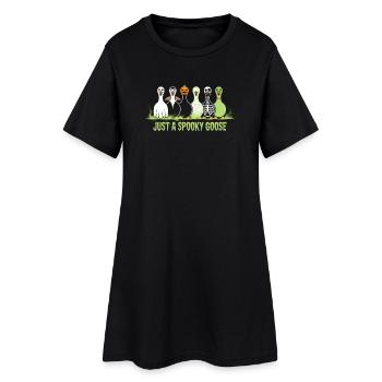 Ambiance Halloween avec Just A Spooky Goose - Robe T-shirt Femme - noir - Devant