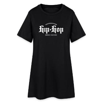 Underground Gothic Music Tee - Frauen T-Shirt-Kleid - Schwarz - Vorne