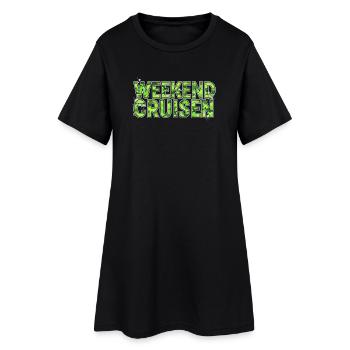 Rencontre automobile de la scène de tuning de croisière du week-end - Robe T-shirt Femme - noir - Devant