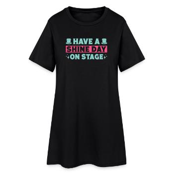 Le théâtre musical offre un cadeau théâtral de la journée Shine - Robe T-shirt Femme - noir - Devant