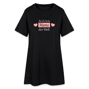 Muttertags Geschenk Mutter Muttertag Geschenkidee - Frauen T-Shirt-Kleid - Schwarz - Vorne