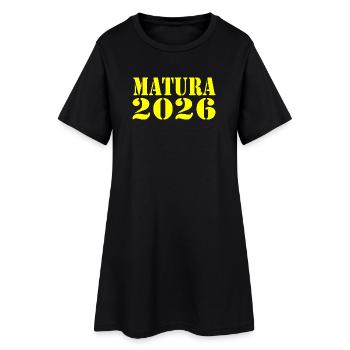Maturité 2026 - Robe T-shirt Femme - noir - Devant