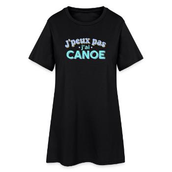J'peux pas j'ai CANOE - Robe T-shirt Femme - noir - Devant