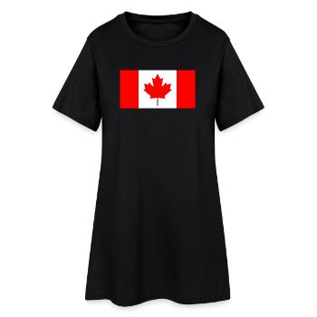 Canada - Robe T-shirt Femme - noir - Devant