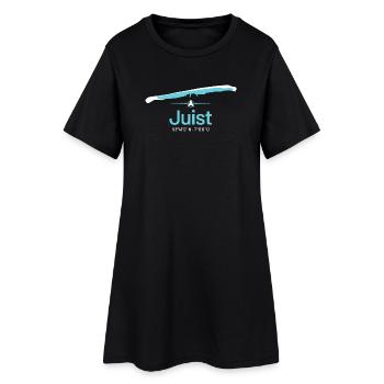 Juist | Design Map - Women’s T-Shirt Dress - black - Front