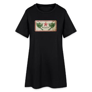 Mexico Bull Shield - Women’s T-Shirt Dress - black - Front