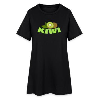 KIWI - Robe T-shirt Femme - noir - Devant