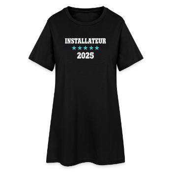 Installer 2025 Apprenticeship Examination Master Trainee - Women’s T-Shirt Dress - black - Front