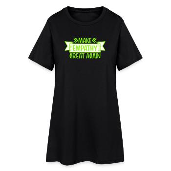 Rendre l’empathie grande à nouveau Déclaration politique Espoir - Robe T-shirt Femme - noir - Devant