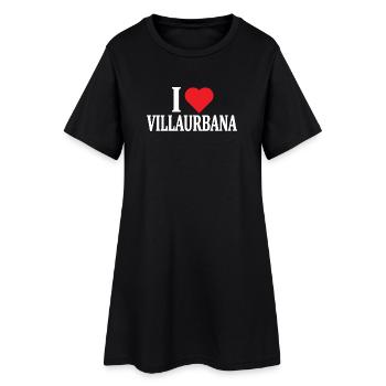 t-shirt Io amo Villaurbana t-shirt Sardaigne - Robe T-shirt Femme - noir - Devant