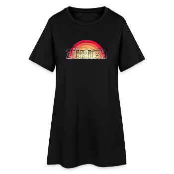 Zürich - Vintage Logo Sunset ZURICH - Robe T-shirt Femme - noir - Devant